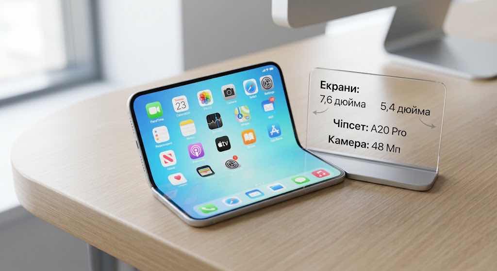 Новий iPhone Duo здивував дизайном: як виглядає перший складний iPhone, скільки коштує та коли буде в Україні
