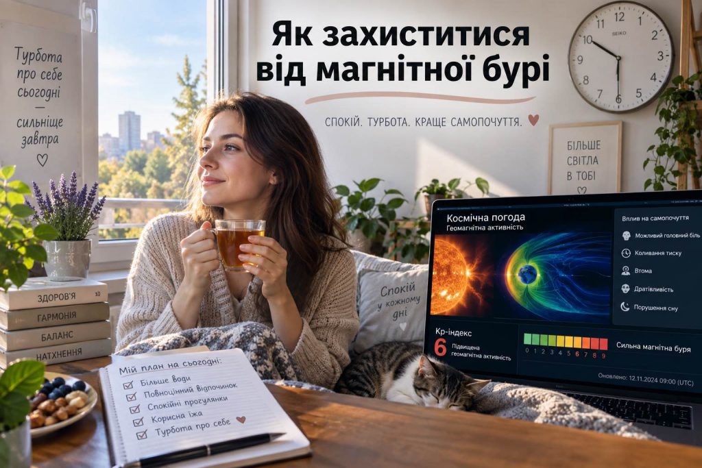 Магнітні бурі 15–16 вересня 2026: точний погодинний прогноз Kp та небезпечні години