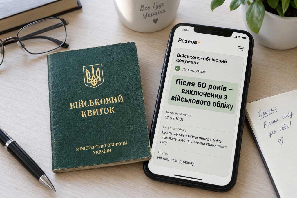 Чи треба йти до ТЦК після 60 років: як у 2026 році відбувається виключення з військового обліку
