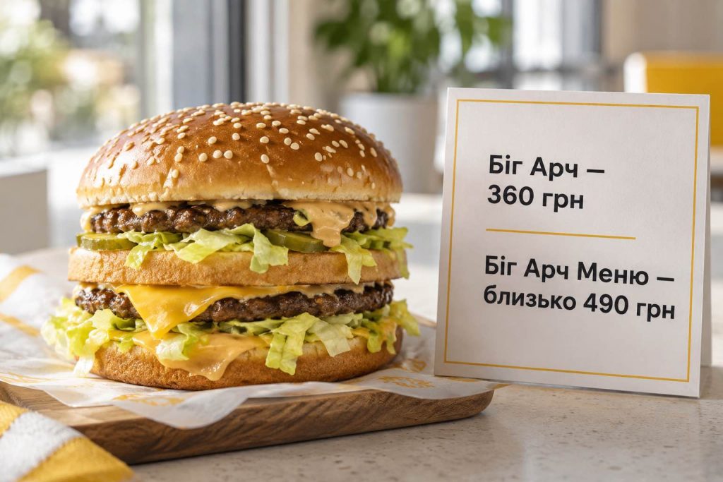 Біг Арч уже в Україні: скільки коштує найбільший бургер McDonald’s і де його продають