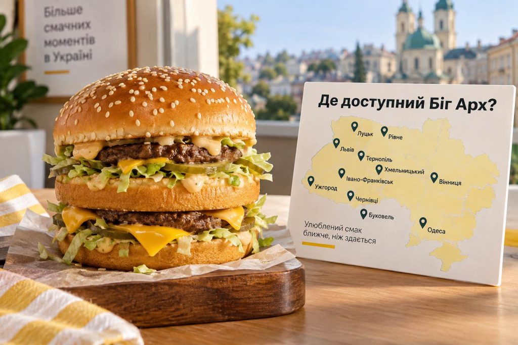 Біг Арч уже в Україні: скільки коштує найбільший бургер McDonald’s і де його продають