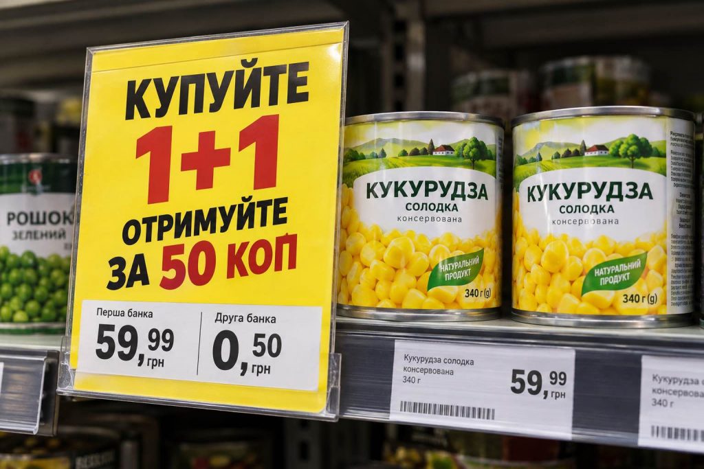 Акція «1+1» у NOVUS до 30 вересня: які товари можна купити майже за пів ціни