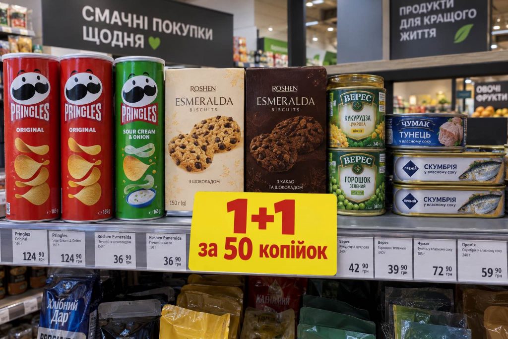 Акція «1+1» у NOVUS до 30 вересня: які товари можна купити майже за пів ціни