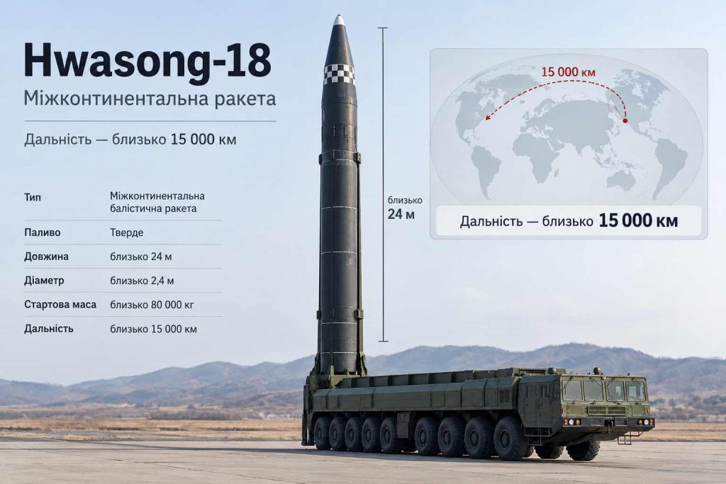 КНДР нарощує ядерний арсенал: скільки боєголовок має Кім Чен Ин та які ракети здатні долетіти до США
