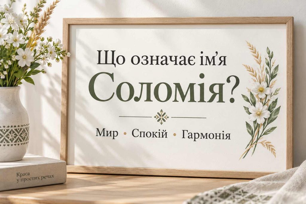 Ім’я Соломія: значення, походження, характер і популярність у 2026 році