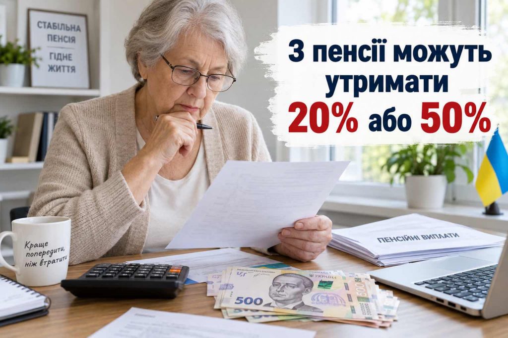 Чому у пенсіонерів можуть забрати до 50% виплати: ПФУ назвав головні причини