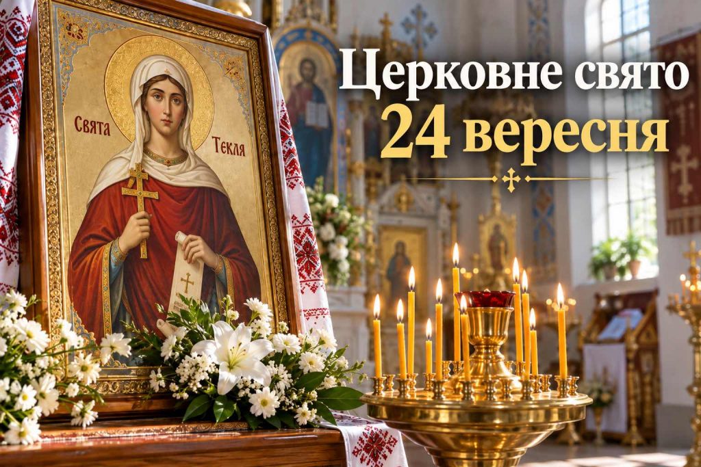 24 вересня 2026 — яке сьогодні свято: церковний календар, іменини та народні прикмети