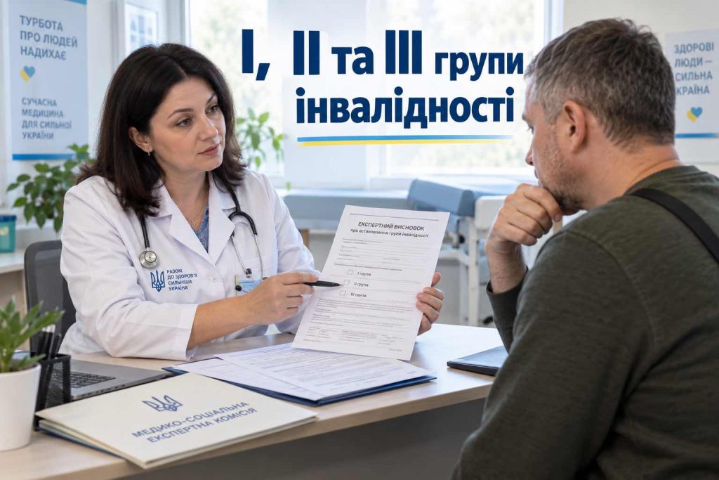 1, 2 чи 3 група інвалідності: за якими правилами її встановлюють у 2026 році