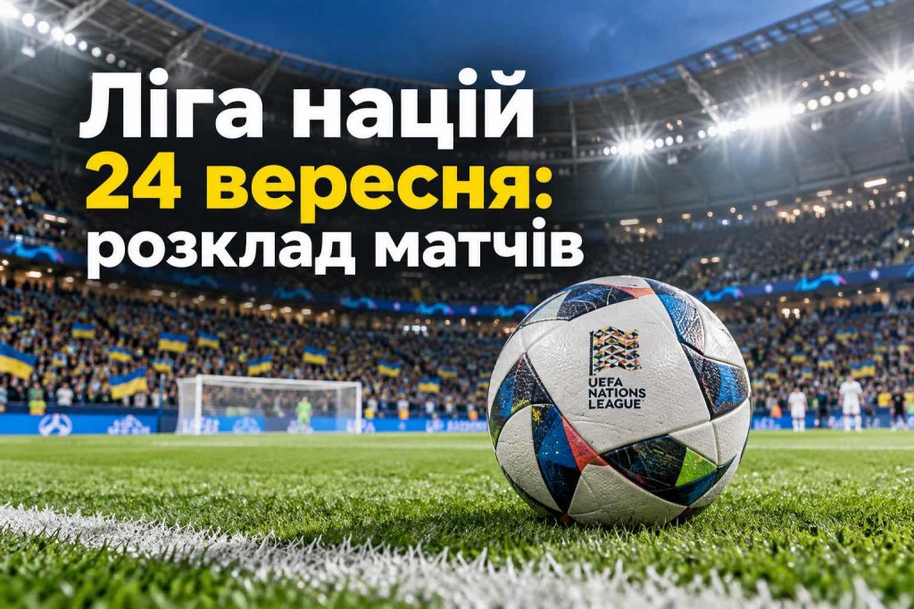 Матчі Ліги націй 24 вересня: повний розклад, коефіцієнти букмекерів та де дивитися онлайн трансляцію в Україні Матчі Ліги націй 24 вересня: повний розклад, коефіцієнти букмекерів та де дивитися онлайн трансляцію в Україні