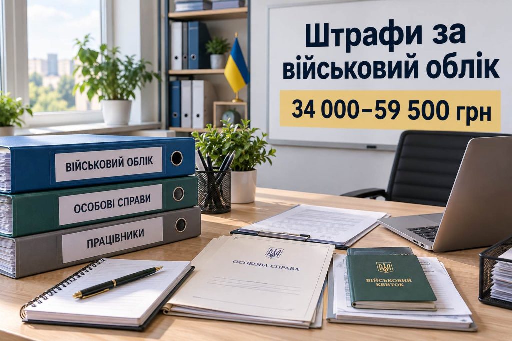 Підприємствам загрожують великі штрафи за військовий облік: кого і за що можуть покарати