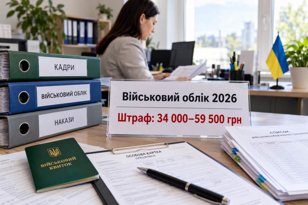 Підприємствам загрожують великі штрафи за військовий облік: кого і за що можуть покарати