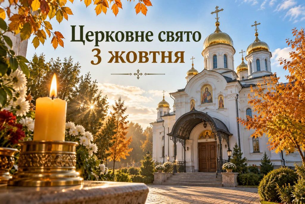 Що святкують 3 жовтня 2026 року в Україні: повний календар подій, День ангела, прикмети та заборони