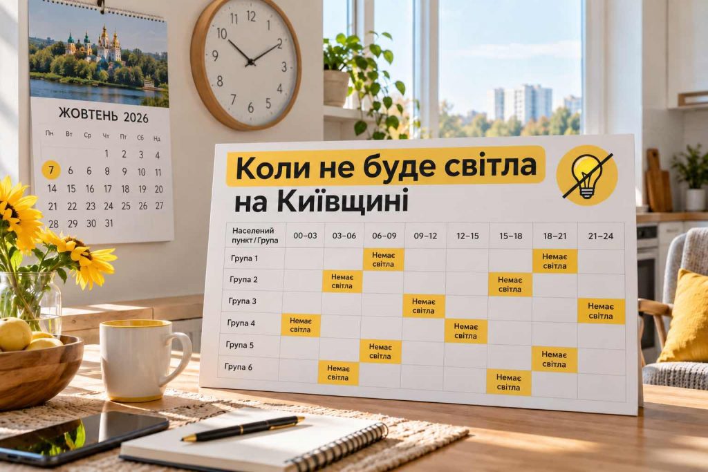 Коли не буде світла в Києві та області 7 жовтня: повний графік ДТЕК по чергах