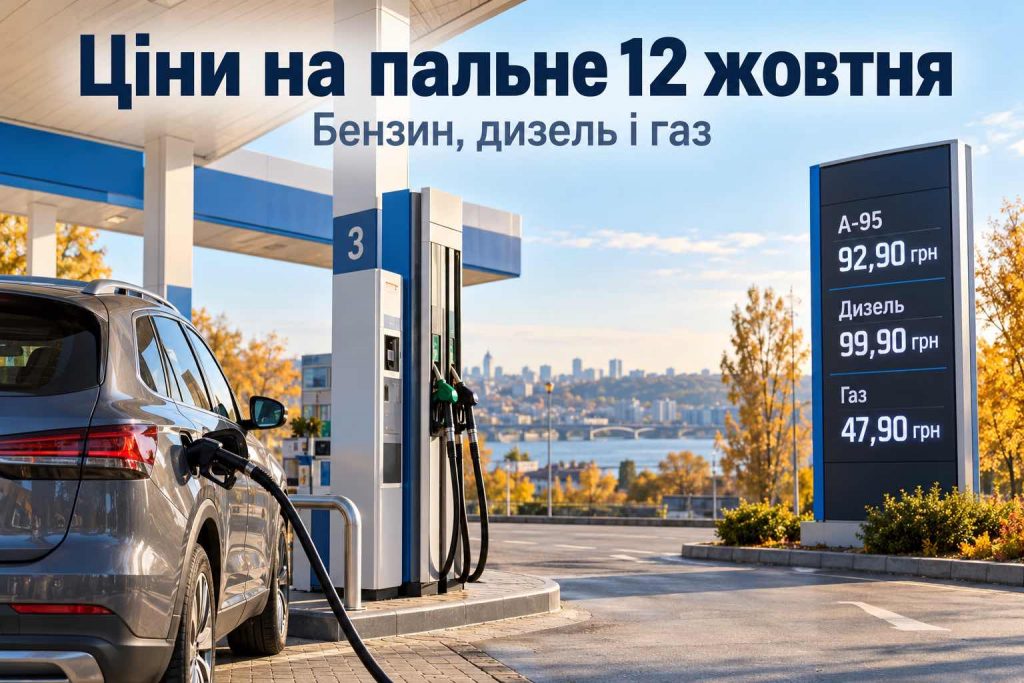 Ціни на пальне в Україні знову зростають: скільки коштують бензин, дизель і газ 12 жовтня та де дешевше заправитися Ціни на пальне в Україні знову зростають: скільки коштують бензин, дизель і газ 12 жовтня та де дешевше заправитися