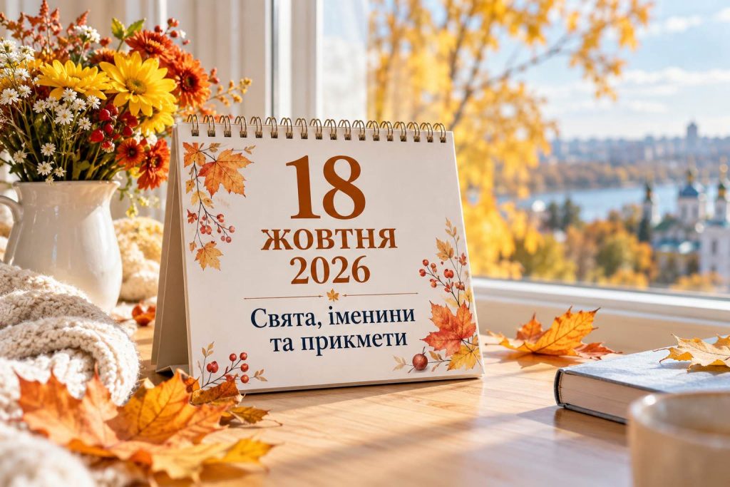 18 жовтня 2026 — яке сьогодні свято, кого вітати та чого не можна робити: усі традиції дня 18 жовтня 2026 — яке сьогодні свято, кого вітати та чого не можна робити: усі традиції дня