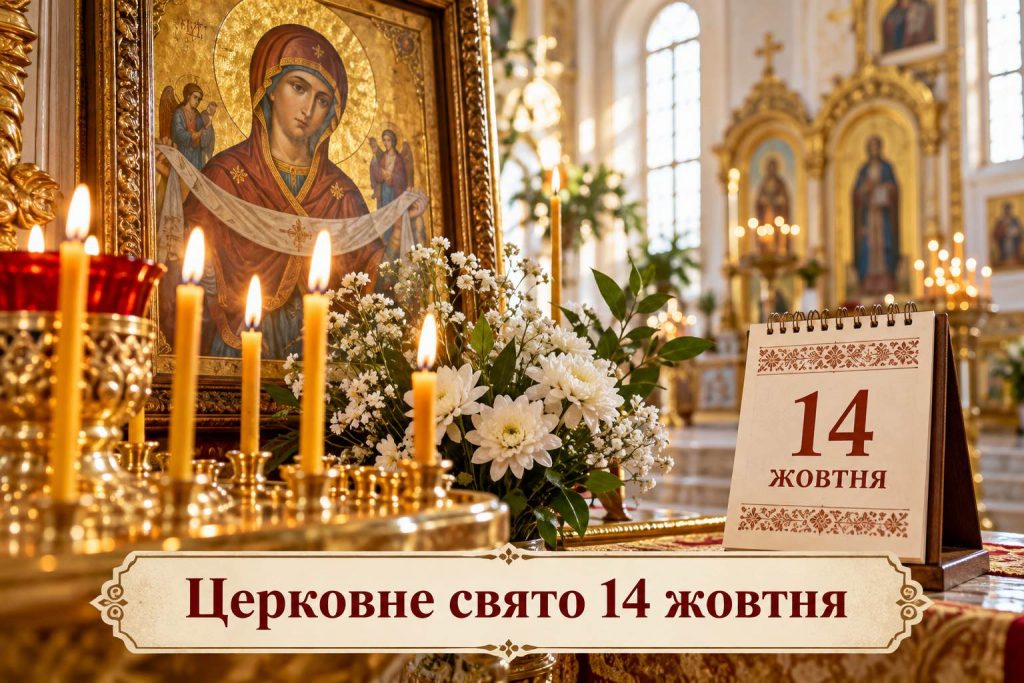 14 жовтня 2026 року — яке свято сьогодні: кого вітати, що не можна робити та церковний календар