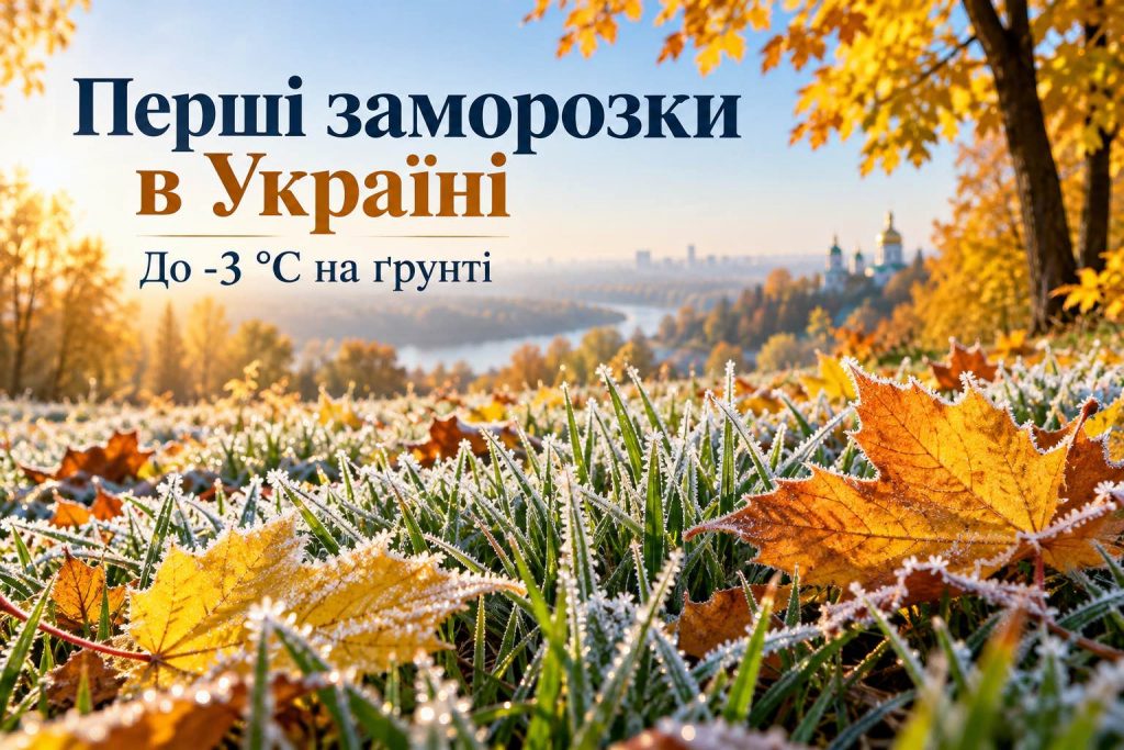 Заморозки до -3 °C уже близько: які області відчують холод першими та чи буде ще потепління