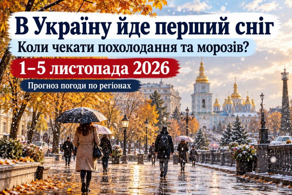 В Україну йде перший сніг: синоптики назвали дати похолодання та розповіли, де вдарять морози у листопаді В Україну йде перший сніг: синоптики назвали дати похолодання та розповіли, де вдарять морози у листопаді