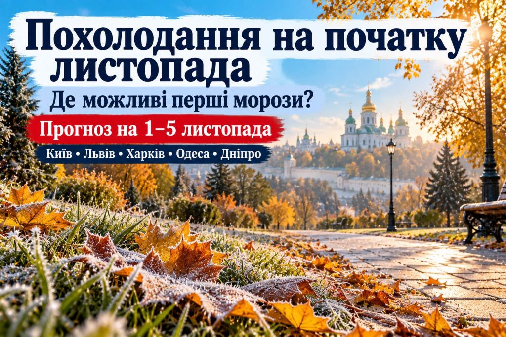 В Україну йде перший сніг: синоптики назвали дати похолодання та розповіли, де вдарять морози у листопаді