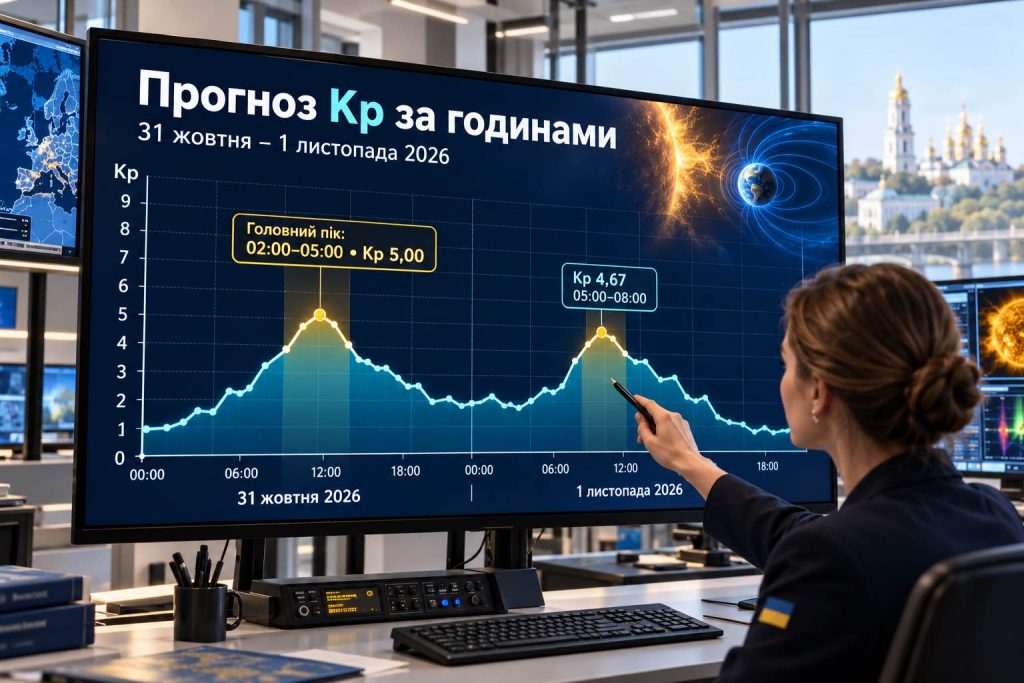 Сильна магнітна буря чи звичайне збурення на вихідних? Свіжий прогноз Kp на 31 жовтня та 1 листопада